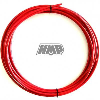 Espiral bicha para cabos moto / motorizada / scooter 6 mm vermelho